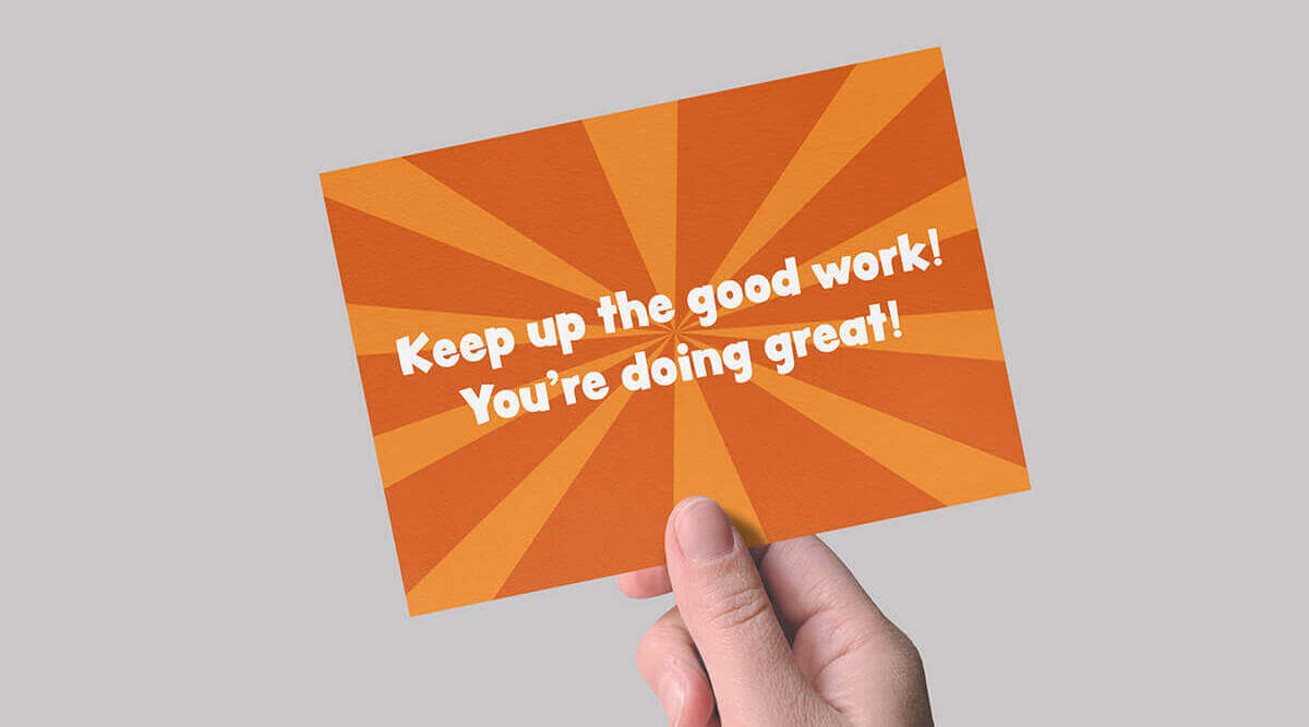 School Encouragement Cards